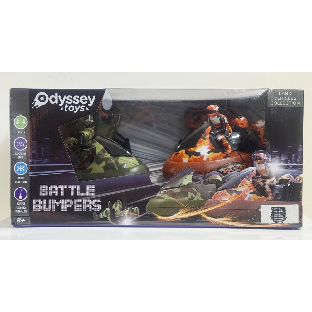 Odyssey Toys Battle Bumpers Remote Control Land‎ Vehicles Set For 2 Ages Multi
